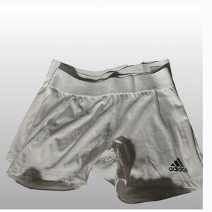 Women's Athletic White Shorts Set Of Two 1 Adidas 1 unbranded Size M NWT